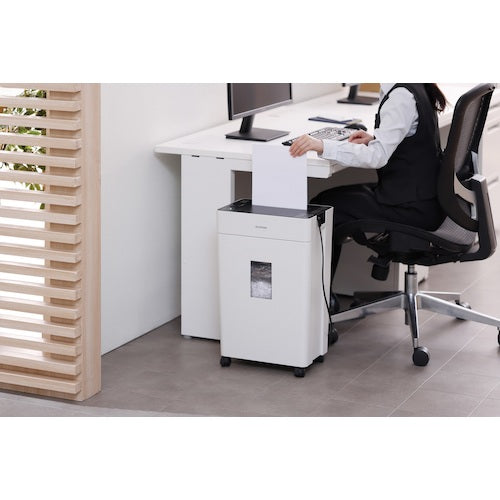 IRIS 576792 Auto Feed Shredder 100 Sheets Micro Cross Cut White AFSR100M 1 Unit
