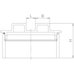 Maezawa Knob-type cleaning port 150 MCO150JC 1 piece