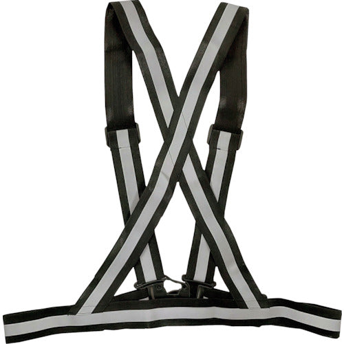 Mizukei Stretchable Sash-Shaped Vest Black 5941196 1 pc