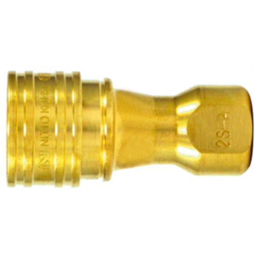 Nitto SP Coupler Type A Brass Fluorine Rubber FKM X-100 (07916) 2S-A BRASS FKM 1 piece