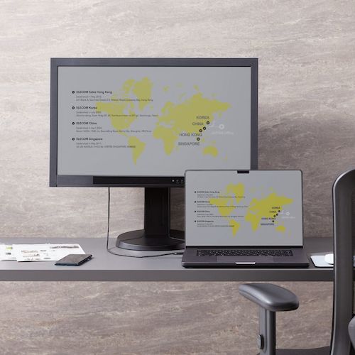 ELECOM Video Conversion Cable USB Type-C-HDMI Mirroring Compatible 60Hz 2.0m Black MPA-CHDMI20BK 1 Piece