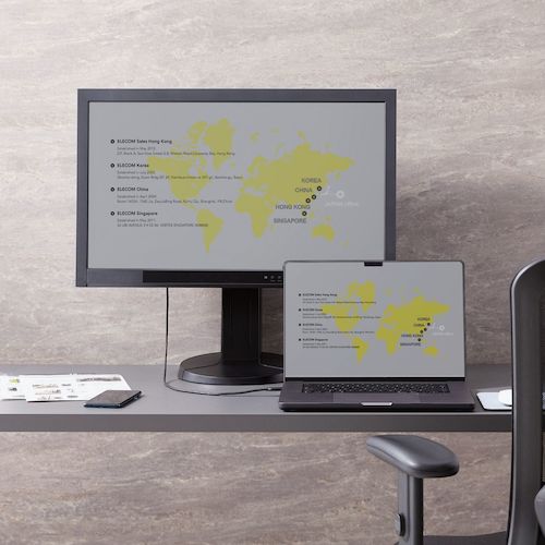 ELECOM Video Conversion Cable USB Type-C-HDMI Mirroring Compatible 60Hz 1.0m Black MPA-CHDMI10BK 1 Piece