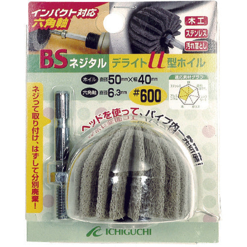 BS Nejital Delight U-shaped wheel (hexagonal shaft) 50X40/6.3 #600 86603 1 pc