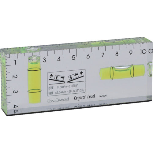 에비스 다이아몬드 자석 부착 크리스탈 레벨 ED-10CLSM 1개
