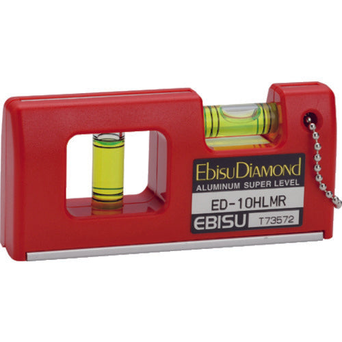 Ebisu Diamond Magnetic Handy Level 2 Red ED-10HLMR 1 piece