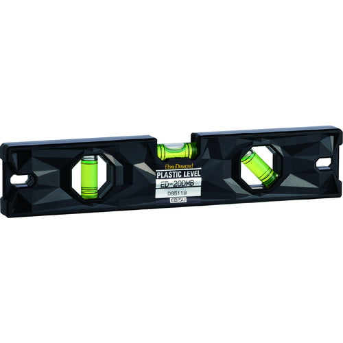 에비스 다이아몬드 경사계 플라스틱 레벨 블랙 ED-20DMB 1개