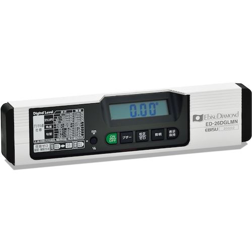 エビスダイヤモンド 磁石付デジタルレベル 260mm ED-26DGLMN 1 個