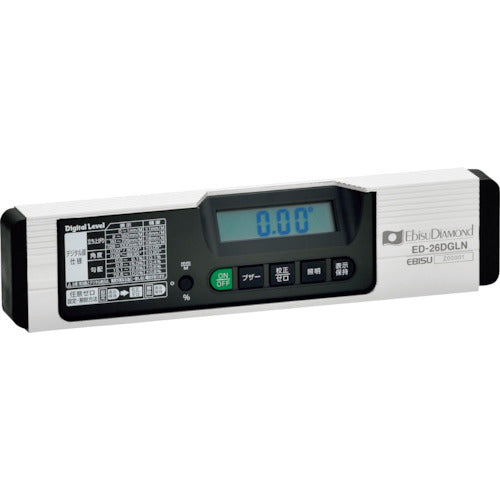 エビスダイヤモンド デジタルレベル 260mm ED-26DGLN 1 個
