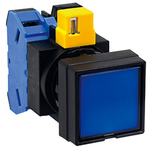 IDEC Φ22 square illuminated push button switch HW2L-M111Q4G 1 piece