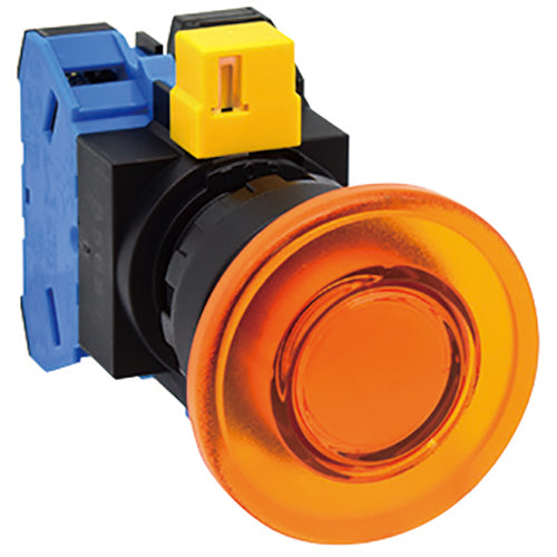 IDEC Φ22大型照光押しボタンスイッチ HW1L-M410Q4G 1 個