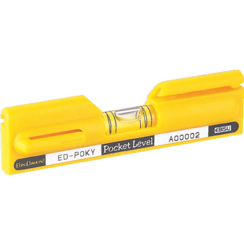 Ebisu Diamond Pocket Level Yellow ED-POKY 1 piece