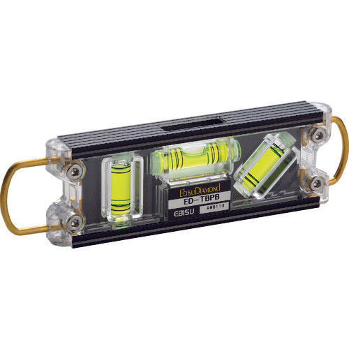 에비스 다이아몬드 수평기 토비 레벨 프로 블랙/그린 ED-TBPB 1개