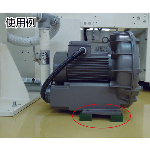 EXSEAL 防振・緩衝ブロック ゲルダンパー 青 50X50mm GD30-50 1 個