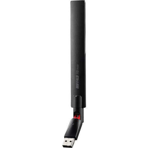BAFFALO Air Station 11ac/n/a/g/b 433Mbps High Powered Wireless LAN Adapter for USB 2.0 WI-U2-433DHP 1 Unit