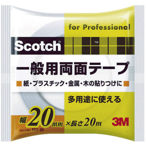3M 스카치 일반용 양면 테이프 50mm×20m PGD-50 1권