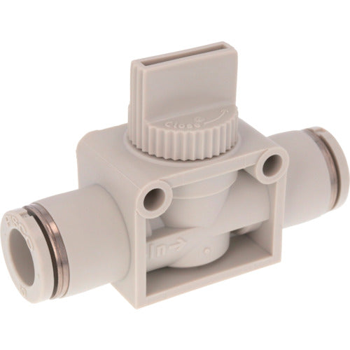 PISCO Hand Valve Union Straight 2-way Valve Type HV10-10-2W 1 pc