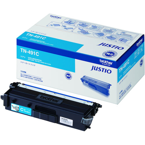 Brother Toner Cartridge TN-491 Cyan TN-491C 1 pc