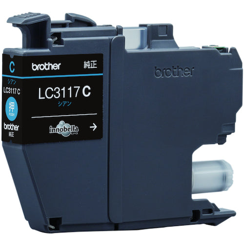 형제 잉크 카트리지 LC3117 시안 LC3117C 1개