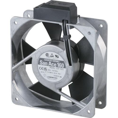 SanAce AC fan (160 x 51 mm AC 100V plug cord included) S-109-601 1 unit