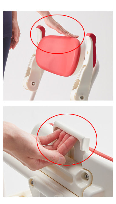 안수 즐겁게 개폐 샤워 벤치 U / 536-085 레드 1대