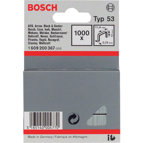 Bosch Staples 12mm (1000 pieces) ST12-114 1 box