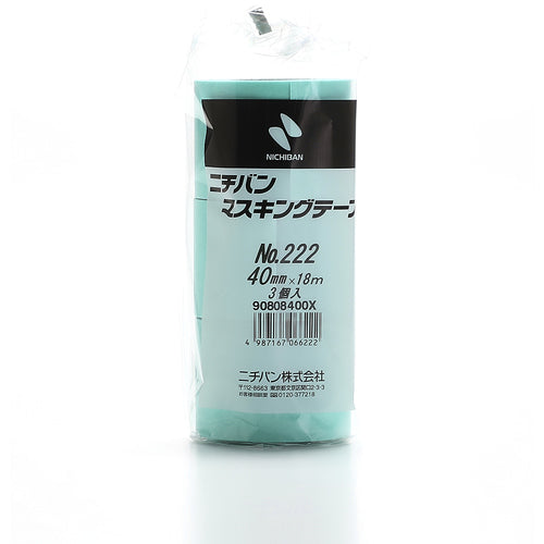 ニチバン マスキングテープ 222−40 40mm×18m(3巻入り) 222H-40 1 PK