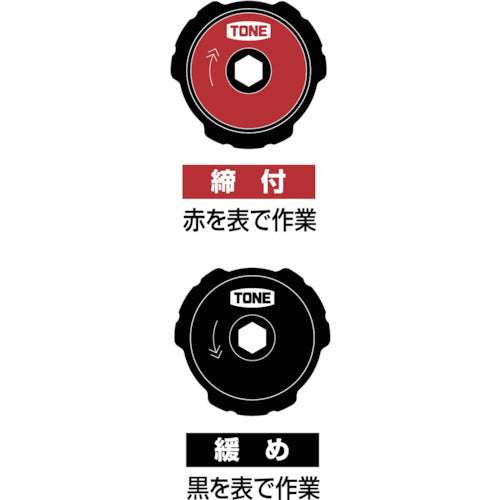 TONE Finger Ratchet Wrench Set FRB6S 1 S