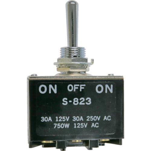 NKK Switches High Current Toggle Switch Screw Terminal 2 Pole ON-OFF-ON S-823 1 pc