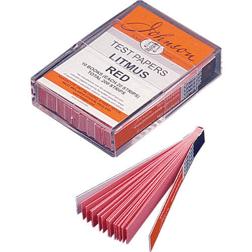 KENIS 북식 리트머스 시험지 레드 20장 철×10권 3-138-0047 1 상자