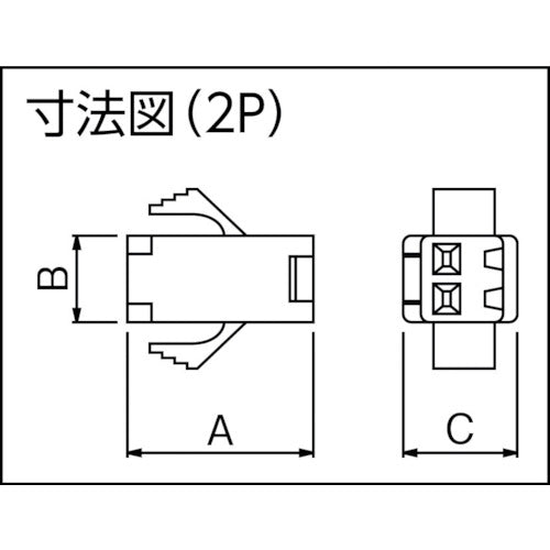 JST SMコネクタ用ハウジング プラグ 100個入り SMP-02V-NC 1 袋