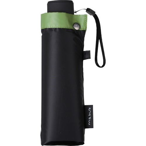 mabu 晴雨兼用100%遮光ハンディミニ for MEN ノワール×カーキ SMV-41072 1 本