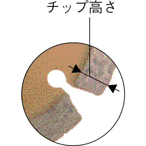 IWOOD 다이아몬드 홈 삽입 커터(건식) V자형 90×10×20 89722 1장