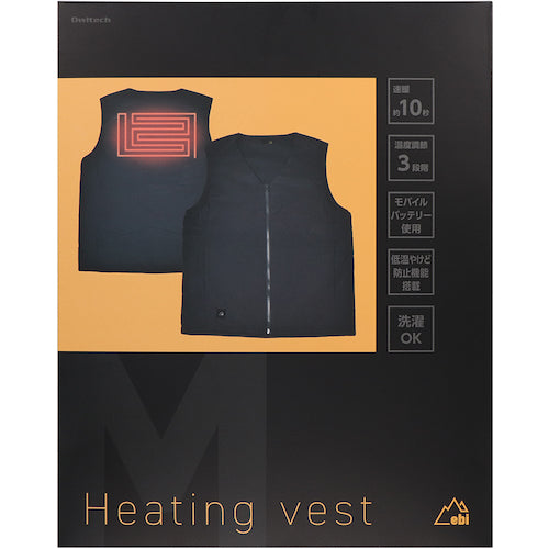 Owltech 세탁기 대응 씻을 수 있는 따뜻한 히트 베스트 OWL-HTB01M-BK 1벌