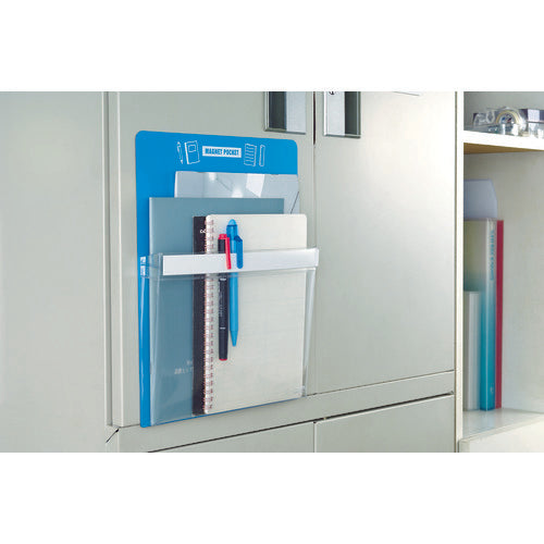 TRUSCO マグネットポケットB5用 赤 MGP-B5-R 1 枚