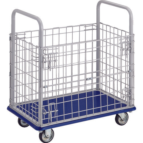 TRUSCO Press-made dolly Donkey cart with wire mesh 740 x 480 107N 1 unit