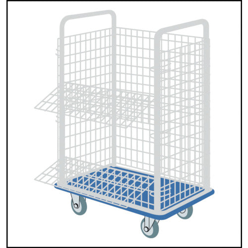 TRUSCO プレス製台車 ドンキーカート 金網付915×615 307N 1 台