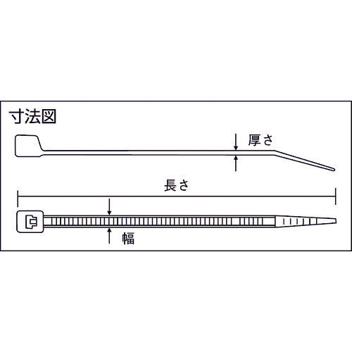 TRUSCO カラーインラインケーブルタイ青9.0×391最大117 100本入 TFCVR-391B 1 袋