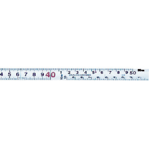 TRUSCO JIS 실버 곡척 동 두께 50cm TK-502CN 1개