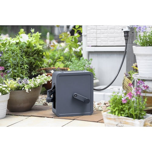 IRIS 292686 フルカバーコンパクトホースリール20m ダークグレー FCH-20M-DH 1 台