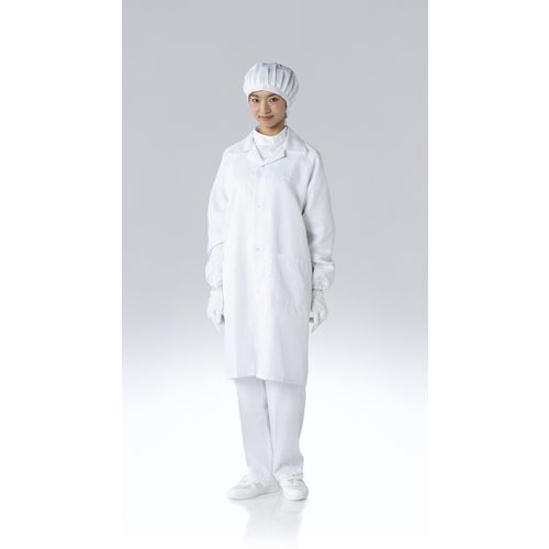 TriApex クリーンルーム用コート FH240C ホワイト LL FH240C-01-LL 1 枚