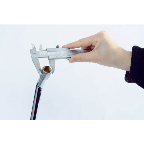 TRUSCO ユニバーサルデザイン標準型ノギス 100mm THN-10-U 1 本