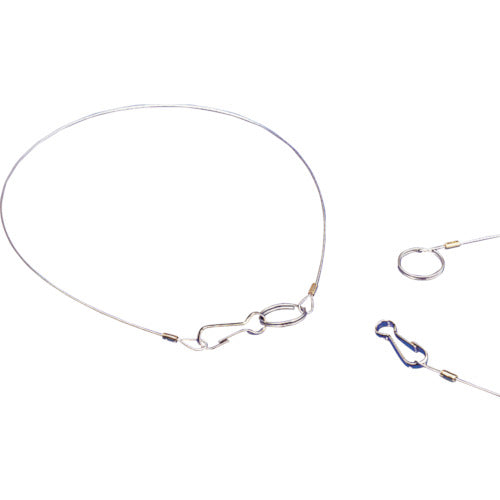 TRUSCO Suspension Rope Stainless Steel 5 Pieces 0.7Φ x 200mm T860-01 1 Set