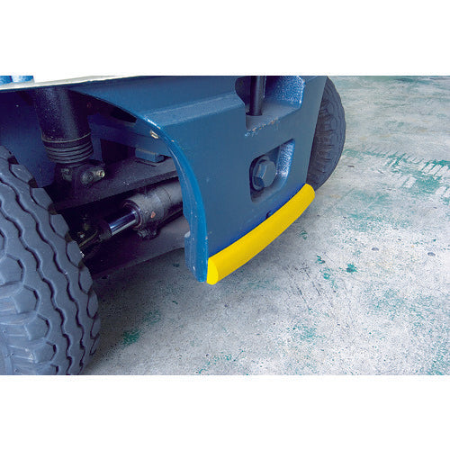 TRUSCO 安心クッション 半円型 1本入り ブラック TAC-110 1 本