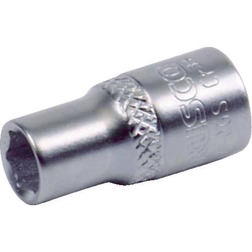 TRUSCO Socket (Hexagonal) 6.35mm Drive, 6mm Diagonal, TS2-06S, 1 pc