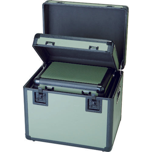 TRUSCO 万能アルミ保管箱 オリーブドラブ 480X360X410 TAC-480OD 1 個