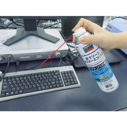 TRUSCO αクリーンダスターエコ DME350ML(ノンフロン・逆さ噴射可) ALP-CD350DME 1 本
