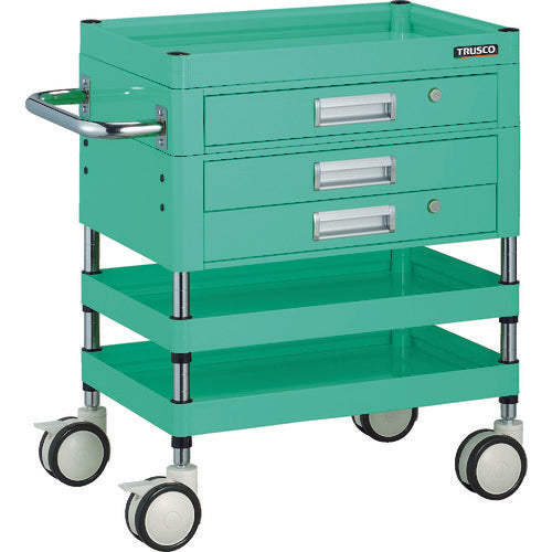 TRUSCO Tool Wagon Falcon Wagon 1 Drawer 750X500 Young Green FAW-75V-YG 1 Unit