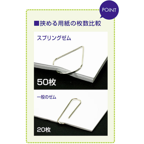 ベロス スプリングゼムクリップ 50本入り SG-3350 1 個