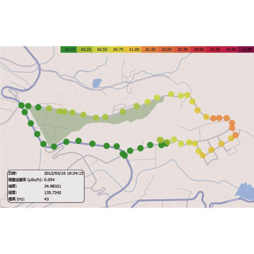 Horiba Radiation Monitor (Scintillation Type) Measurement Range 0.001 to 19.99 (μSV/h) PA-1100 1 pc