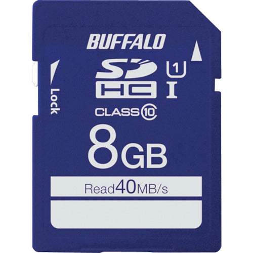 BAFFALO UHS−I Class1 SDHCカード 8GB RSDC-008GU1S 1 個